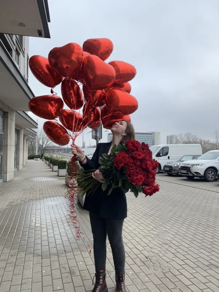 Balon foliowy serce